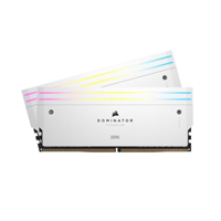 رم کامپیوتر مدل DOMINATOR TITANIUM 32GB(16GBx2)6000MHz CL30 WHITE